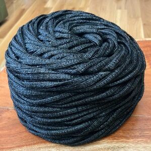 Vintage Black Woven Pillbox Hat